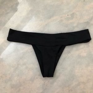 Aquarella Black Bikini Bottoms